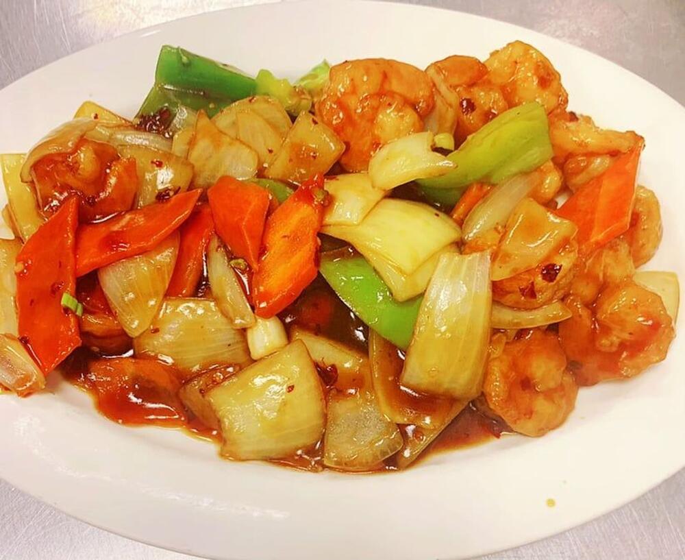 SA8. Shrimp with Garlic Sauce
