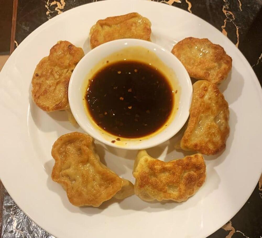 A9. Pan Fried Dumplings (6)